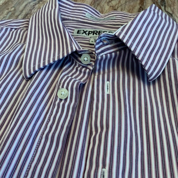 Express Slim Soft Wash Button-Down Shirt - Picture 3 of 3